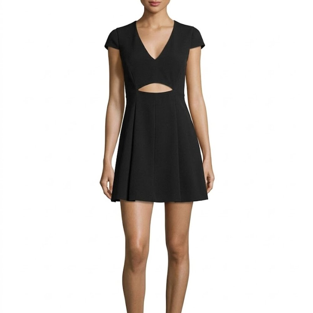 Halston Heritage Black Mini Dress
